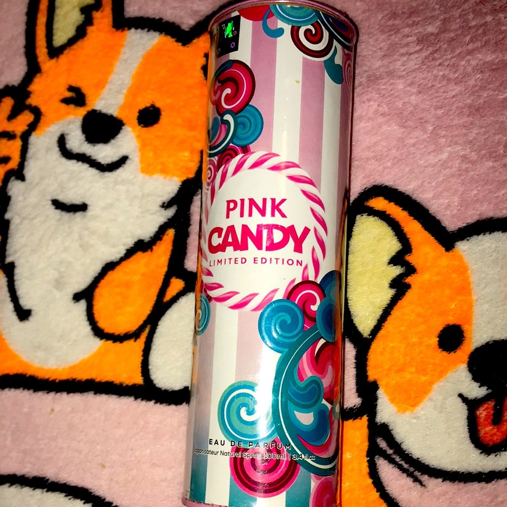 Pink Candy Perfume Never Opened Or Used Smells Sweet And Fruity.